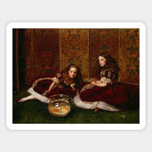 Leisure Hours by John Everett Millais Magnet